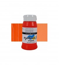 Daler Rowney System3 500 ml Akrilik Boya 638 Cadmium Orange Light Hue 